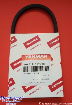 Yanmar Wapu-Keilriemen passt für 2YM15, 3YM20 und 3YM30, original 104511-78780E