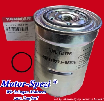 Yanmar Kraftstofffilter für 6LP, original 119773-55510E