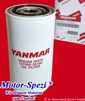 Yanmar Ölfilter für 4LH und 4LHA, original 127695-35160 ersetzt 127695-35150