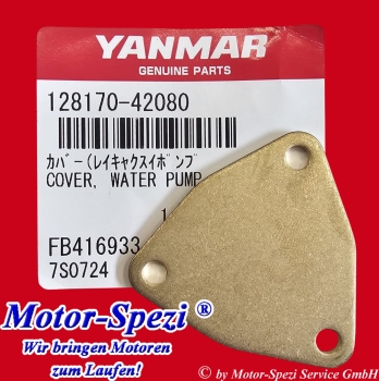 Yanmar Seewasserpumpendeckel für 1GM und 1GM10, original 128170-42080