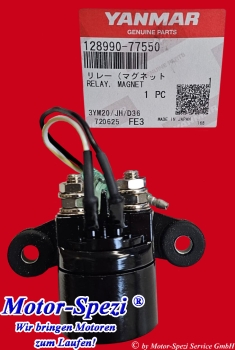 Yanmar Relais für 3JH4E und 3JH5E (12V), original 128990-77550 ersetzt 120270-77511