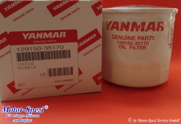 Yanmar Ölfilter passt für 4JH, original 129150-35170 ersetzt 129150-35153