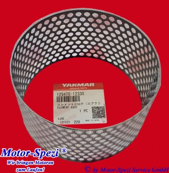 Yanmar Luftfilter für 3JH und 4JH, original 129470-12330