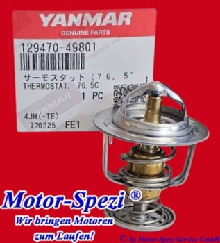 Yanmar Thermostat für 3JH und 4JH, original 129470-49801