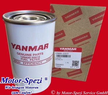 Yanmar Kraftstofffilter passt für 4JH45, 4JH57, 4JH80 und 4JH110, original 129A00-55810