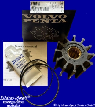 Volvo Penta Impeller passt für D3- 130, 160 und 190 A, B und C, original 21951352 ersetzt 3593660