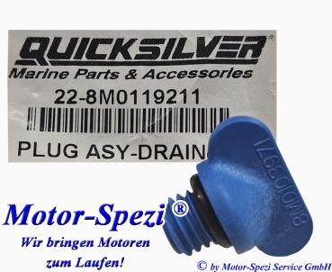 Quicksilver Ablasshahn für Mercruiser V6 & V8 , original 22-8M0119211