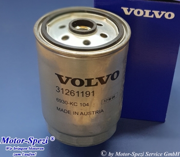 Volvo Penta Kraftstofffilter für D3-Serie, original 31261191
