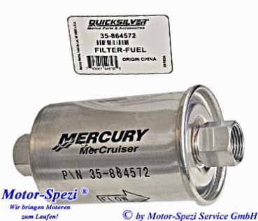 Quicksilver Kraftstofffilter für Mercruiser 5.0L bis 6.2L MPI-Motoren, original 35-864572