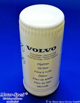 Volvo Penta Ölfilter für Serie D5 und D7, original 3831236