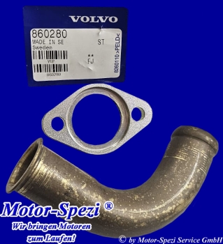Volvo Penta Kühlmittelrohr für AD31, MD31, TAMD31, TMD31 und TAMD41, original 860280
