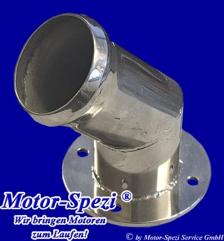 Niro-Borddurchlass 45° für Auspuff Ø 45mm