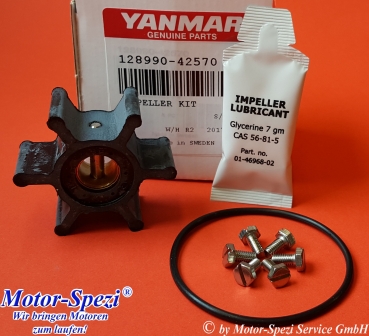Yanmar Impeller für 2YM15, 3YM20 und 3YM30, original 128990-42570 ersetzt 128990-42200