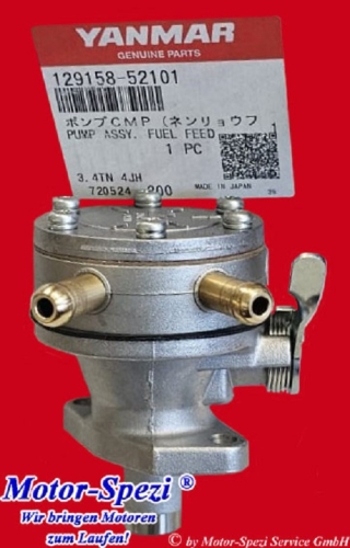 Yanmar Förderpumpe für 2YM15, 3YM20 und 3YM30, original 129158-52101 ersetzt 129258-52100
