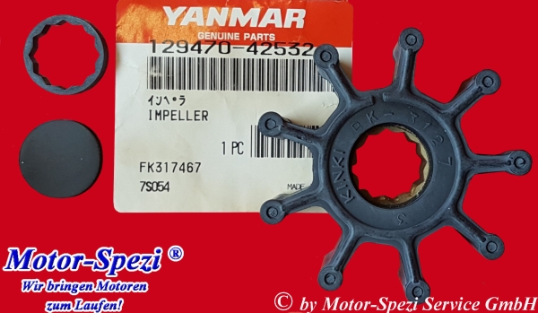 Yanmar Impeller für 3JH und 4JH, original 129470-42532