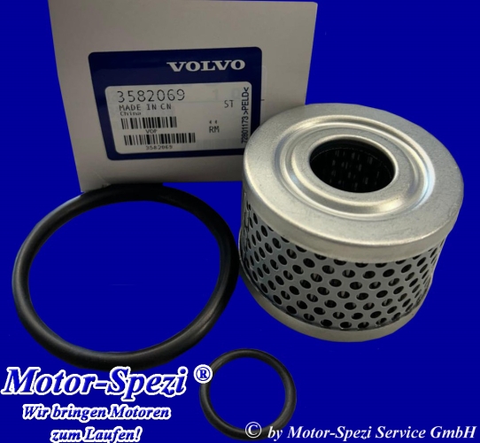 Volvo Penta Ölfilter für HS25 bis HS85 Getriebe, original 3582069