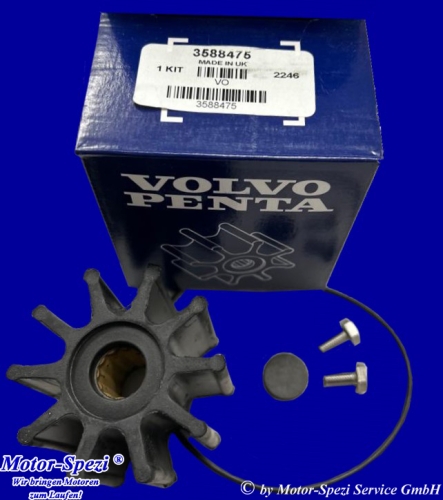 Volvo Penta Impeller für D4 Wellenanlagen und D4 Gen A-D mit Aquamatic / IPS, original 3588475