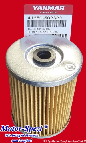 Yanmar Kraftstofffiltereinsatz für Konsole 129670-55750, original 41650-502320