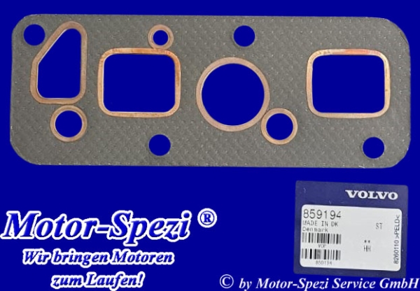 Volvo Penta Abgasdichtung für MD6A, MD6B, MD7A und MD7B, original 859194