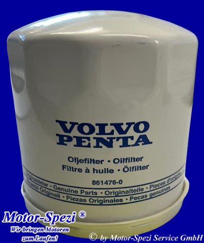 Volvo Penta Ölfilter für MD22A, MD22L-A und TMD22A, original 861476