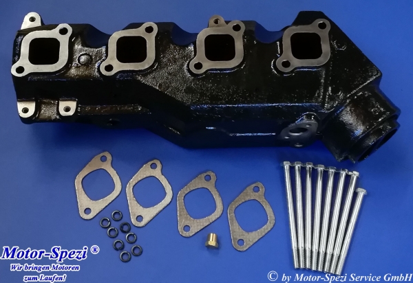 Abgassammler für Volvo Penta AQ120, AQ125, AQ140 und AQ145, ersetzt 855387