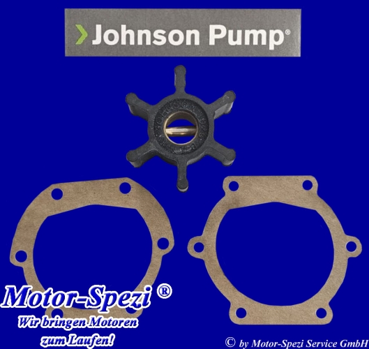 Johnson Impeller für Volvo Penta 2010 - 2040, D1-13 - D2-40, MD3B u. MD17, ersetzt 22222936, 875808 und 3586497