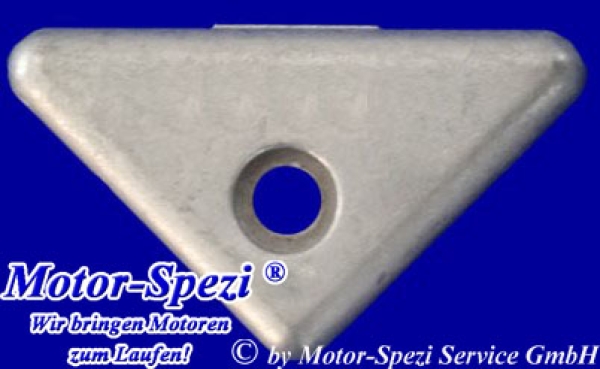 Dreieck-Magnesiumanode für Volvo Penta AQ 250-290, ersetzt 23986752 und 872793
